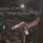 River aims a gun in the Firefly episode, "War Stories"